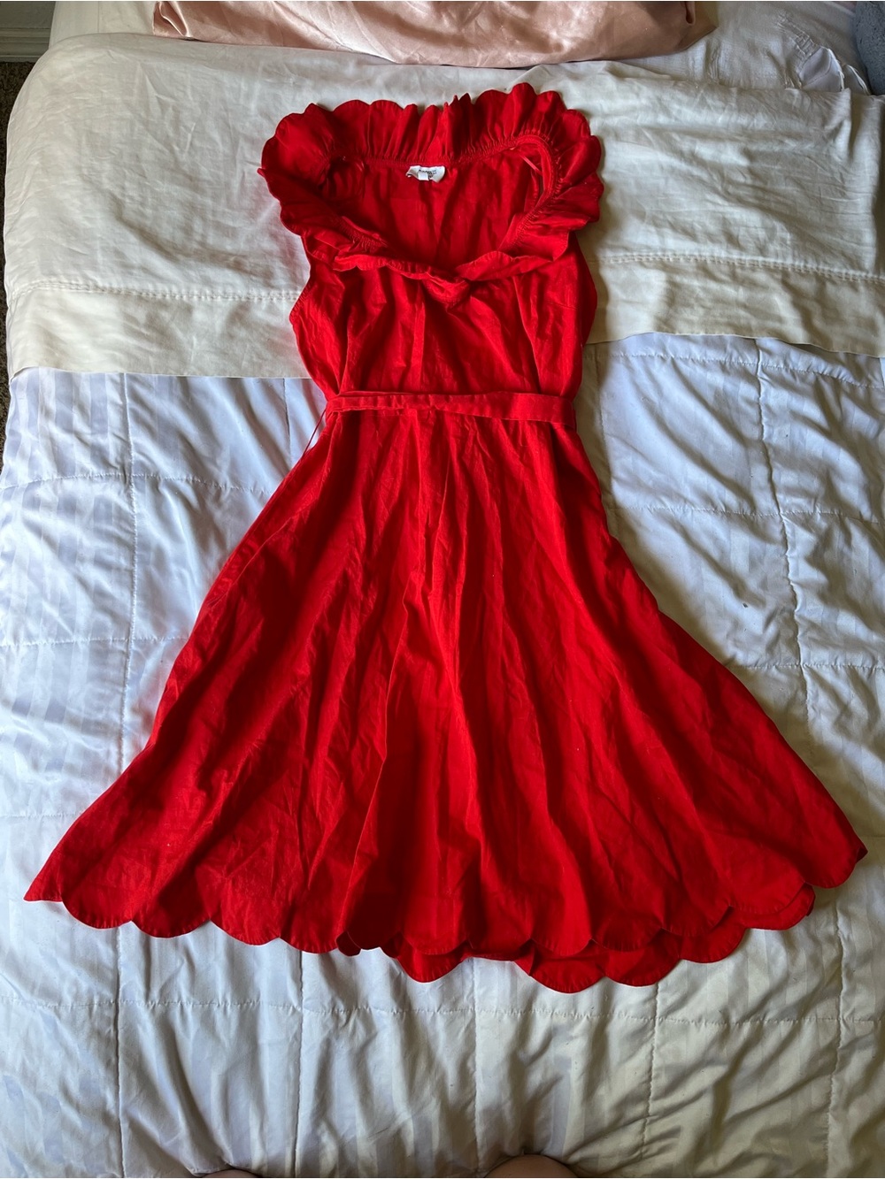 crown & ivy red dress